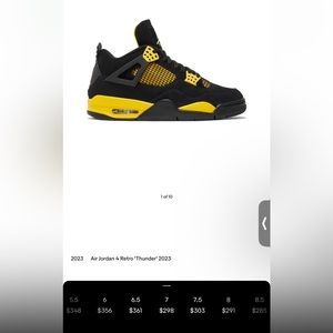 Air Jordan 4 Retro 'Thunder' 2023